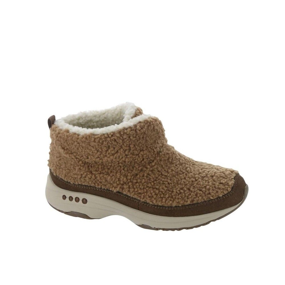Easy Spirit Womens 10 M Light Brown Trippin Lined Slipper Ankle Booties NIB LO9